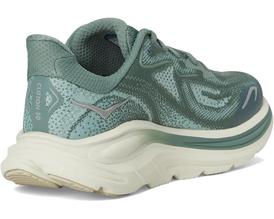 Детские кроссовки Hoka Kids Clifton 10 с амортизирующей подошвой и сетчатым верхом