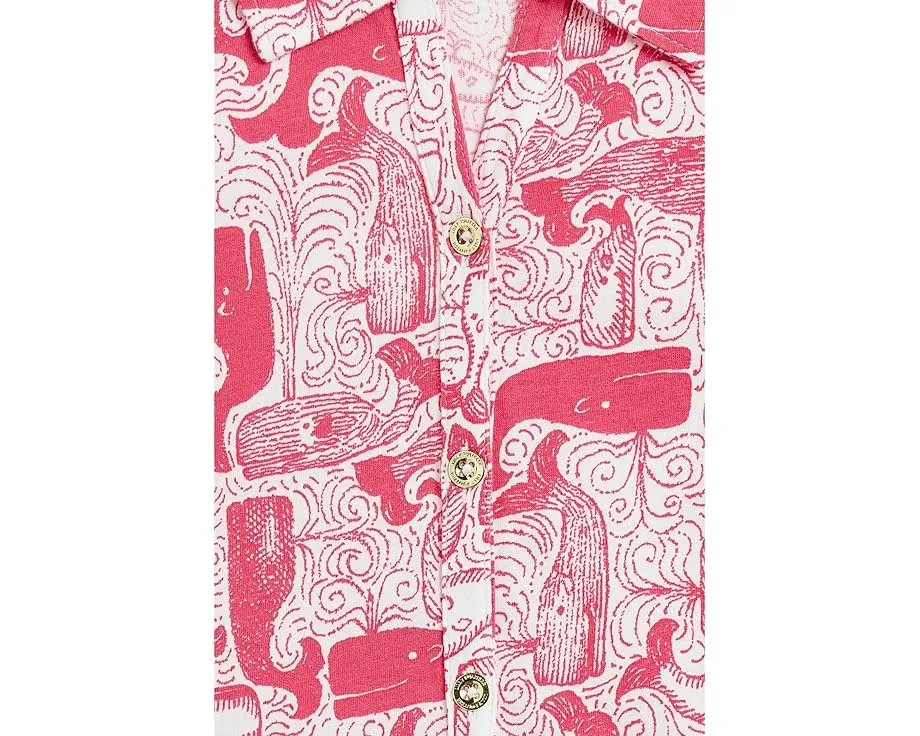 Платье Mini Arley от Lilly Pulitzer с носков воротником и пышной юбкой