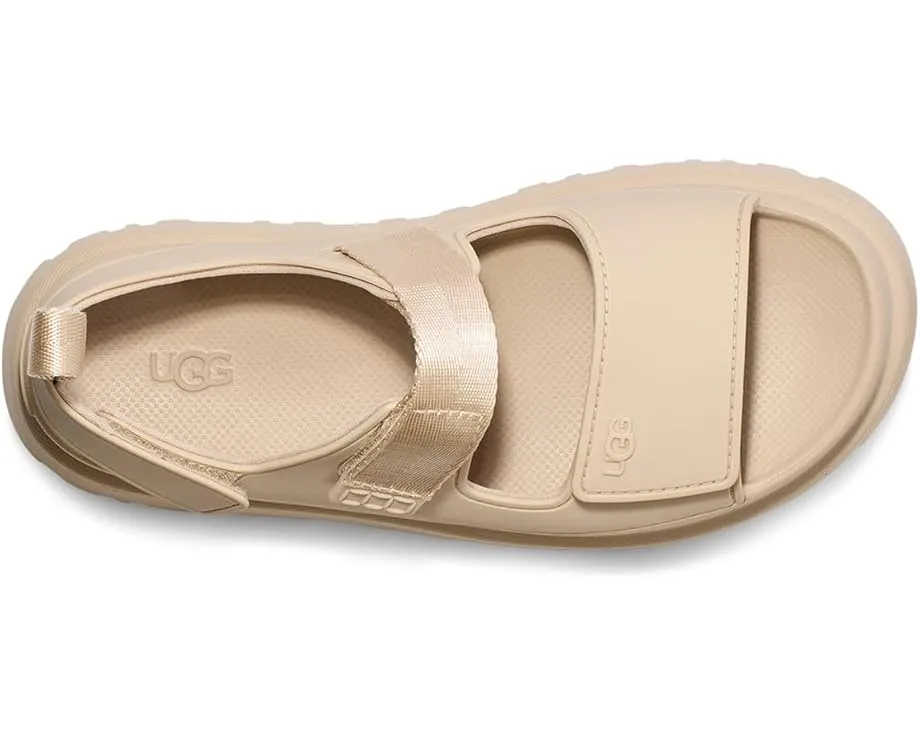 Сандалии UGG Goldenglow с застежкой на липучке и стелькой из сахарного тростника