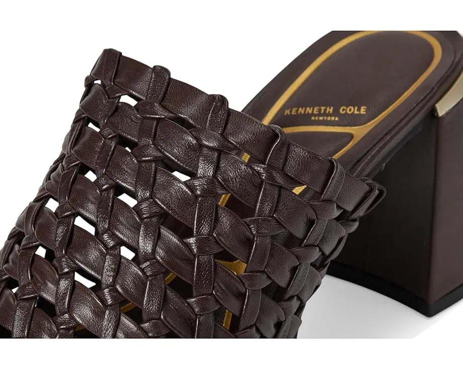 Сандалии на блочном каблуке Kenneth Cole New York Solara с плетеными деталями