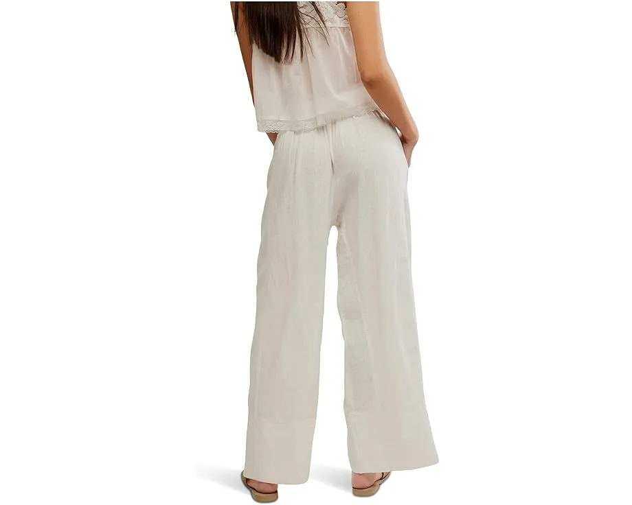 Day's End Cotton-Linen Pull-On Pants