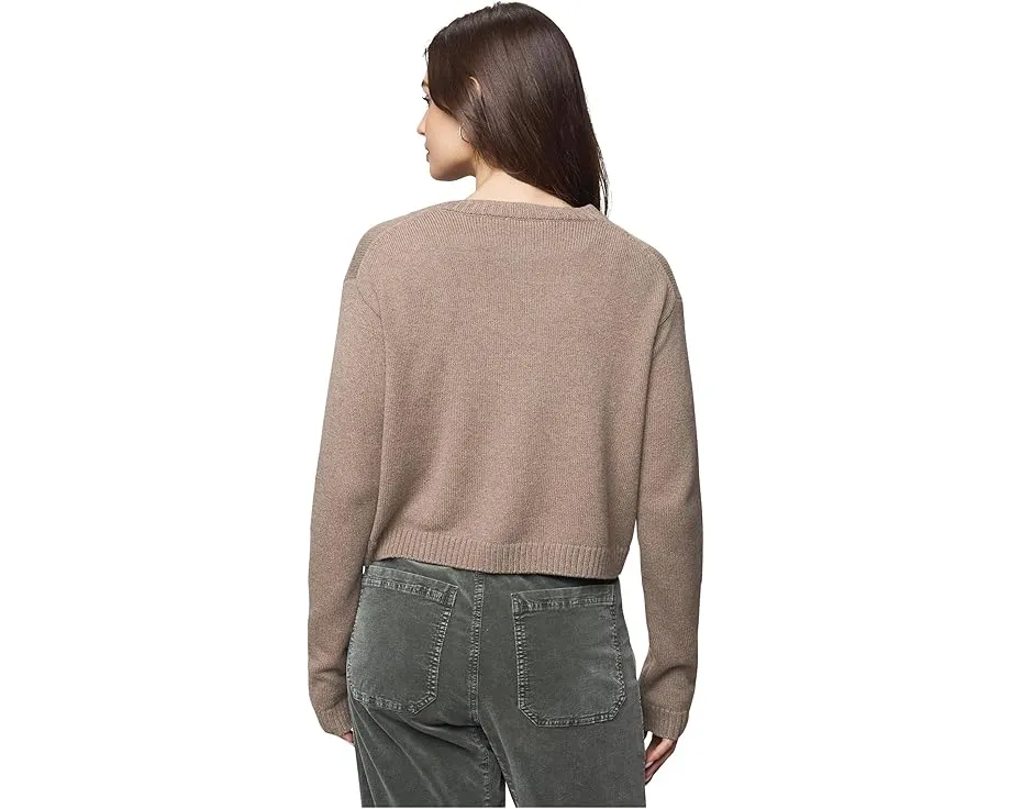 Кардиган Amber Cropped с пуговицами и текстурной вязкой