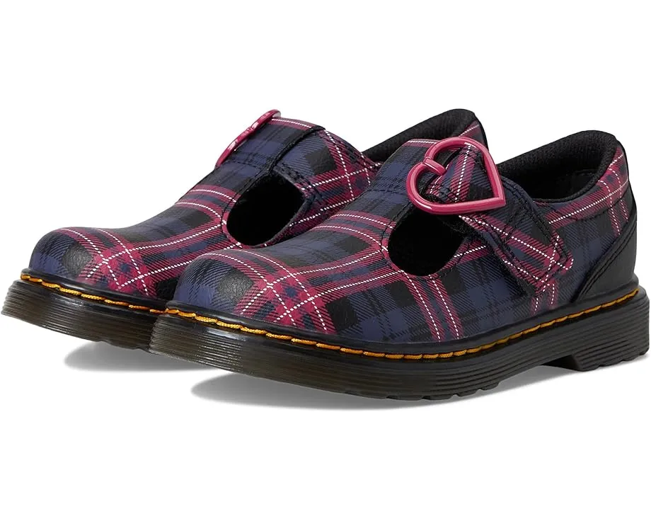 Туфли T-bar Dr. Martens Polley II J для детей с перфорацией