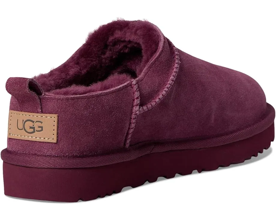 Угги UGG Classic Micro из натуральной замши с подкладкой из овчины и подошвой из сахарного тростника