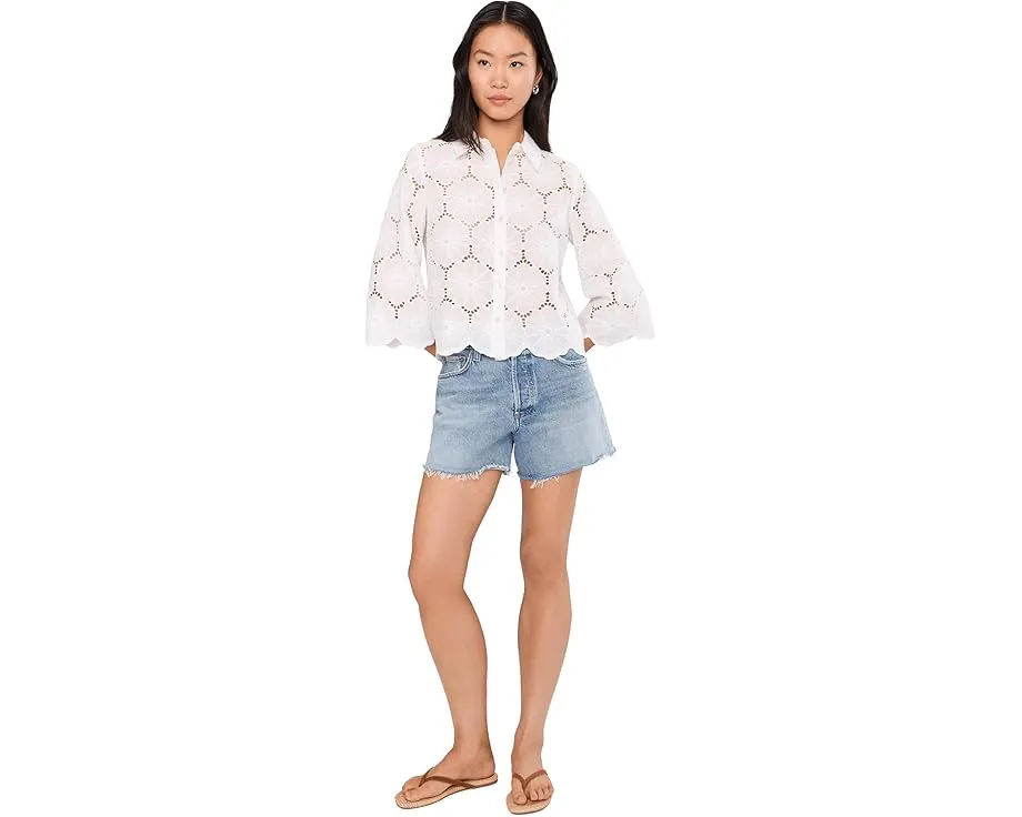 Vince Camuto рубашка с коротким рукавом и воротником