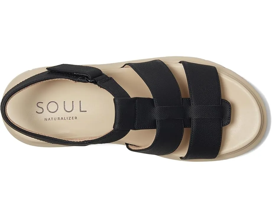 Сандалии SOUL Naturalizer Pippa на платформе с массивной подошвой и ремешками на липучке