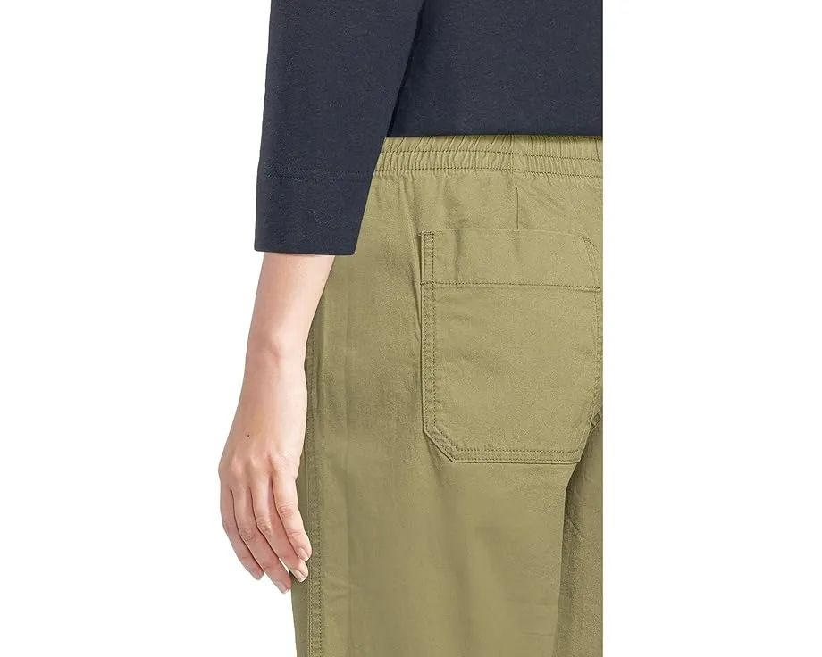 Широкие брюки L.L.Bean Lakewashed с поясом на резинке и расслабленным кроем