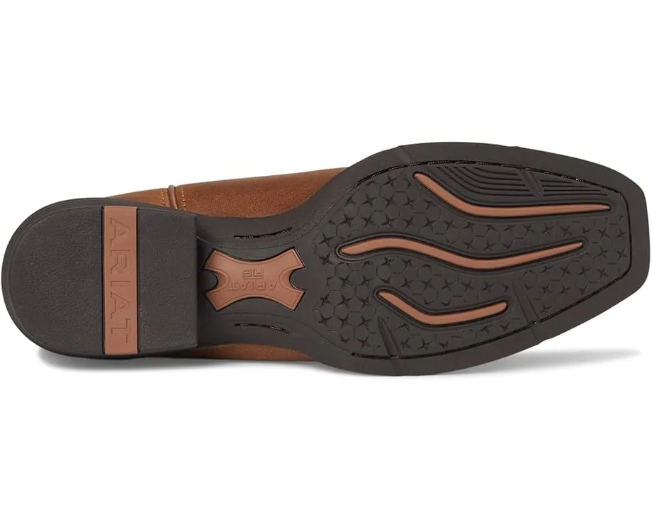 Сапоги Round Up Narrow Cutter Toe с контрастной строчкой и квадратным носком Ariat