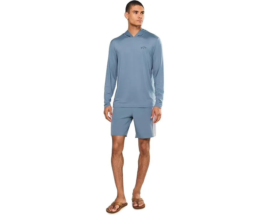 Лонгслив Billabong Arch Mesh LF Hood с капюшоном