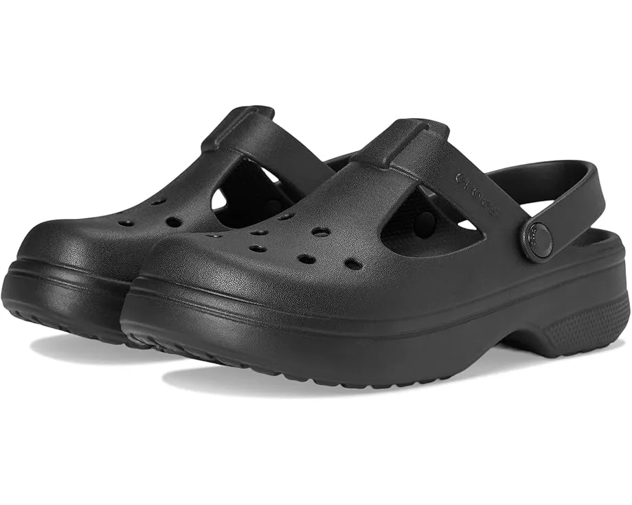 Детские кроксы Crocs Classic Mary Jane с ремешком в классическом стиле