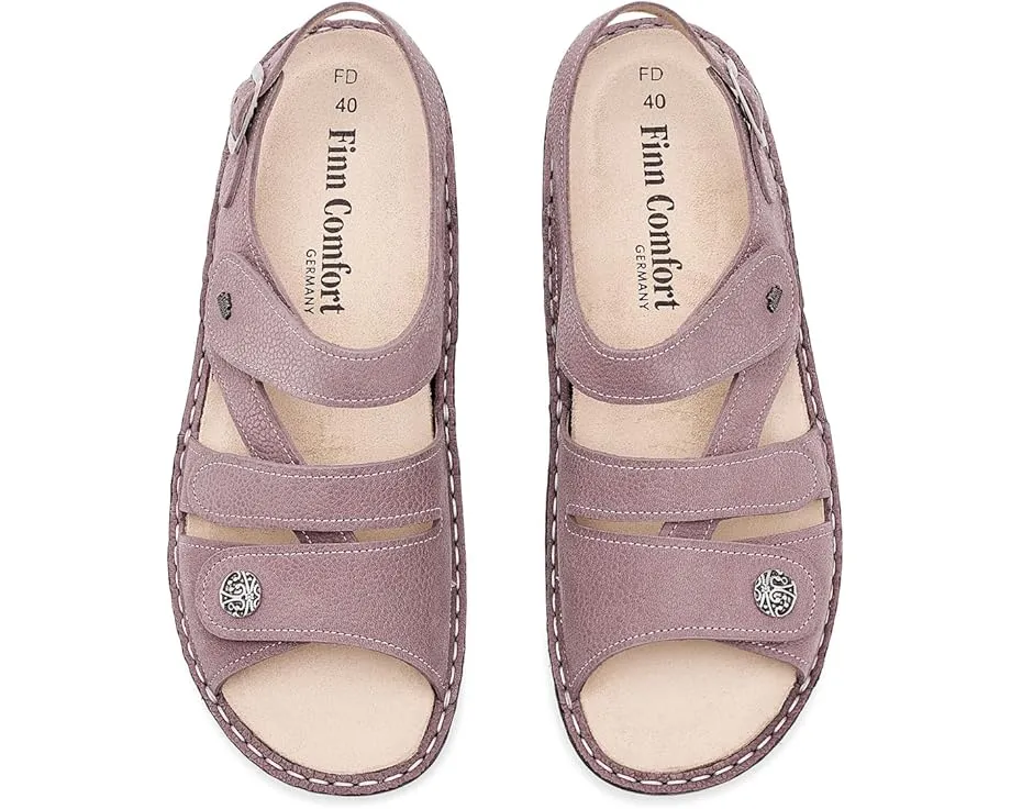 Сандалии Gomera-S Rose Streetnubuk Finn Comfort на пробково-латексной стельке