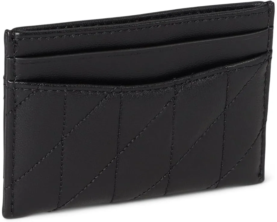 Картхолдер COACH с стежкой Pillow из мягкой кожи