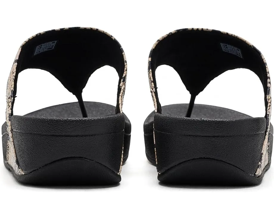 Сандалии с перемычкой Lulu Snake с змеиным принтом FitFlop