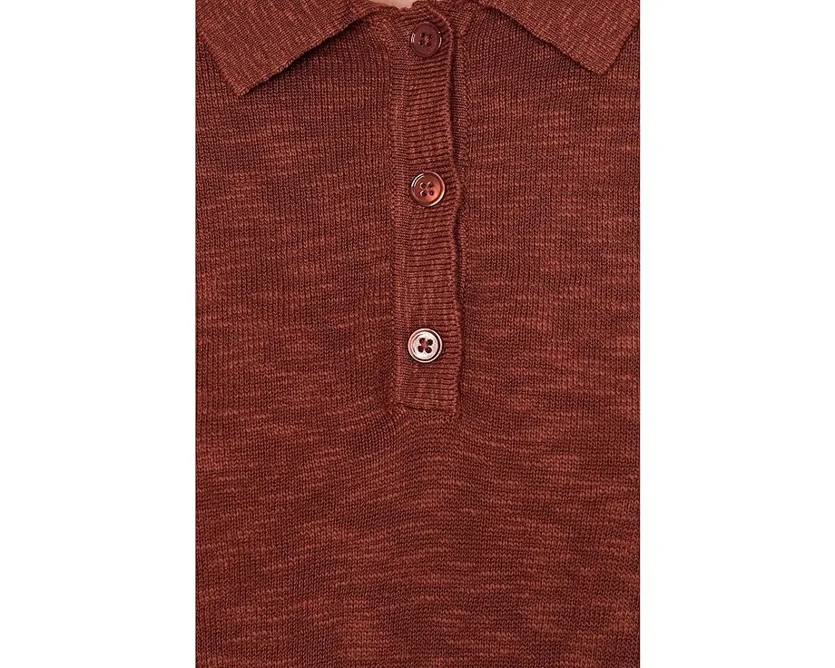 Свитер с длинным рукавом и воротником-поло Mod-o-doc