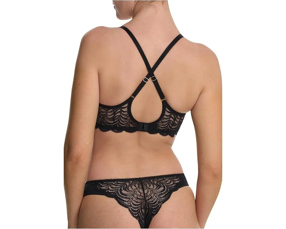 Стринги Natori Persuasion с геометрическим принтом и кружевом