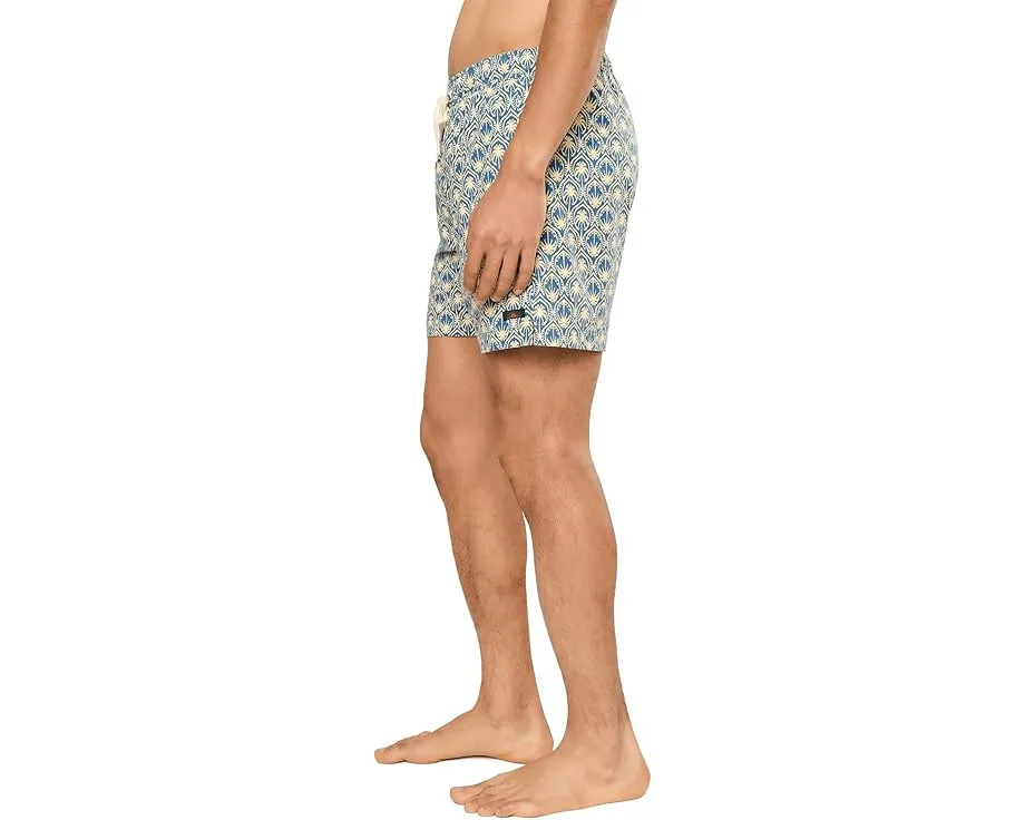 Плавательные шорты Faherty All Day Trunk Golden Palm Mosaic