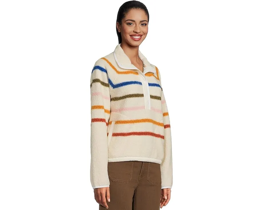 Толстовка Faherty Fireside Fleece с воротником и полоской