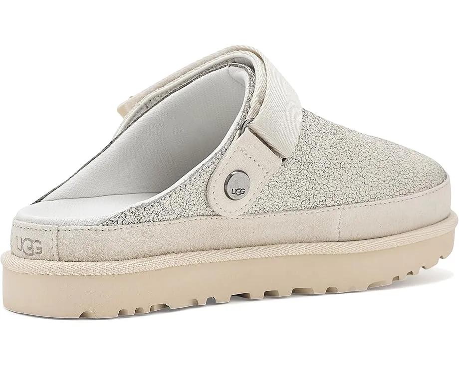 Клоги UGG Goldenstar Crackle с эффектом кракелюра и поворотной лямкой