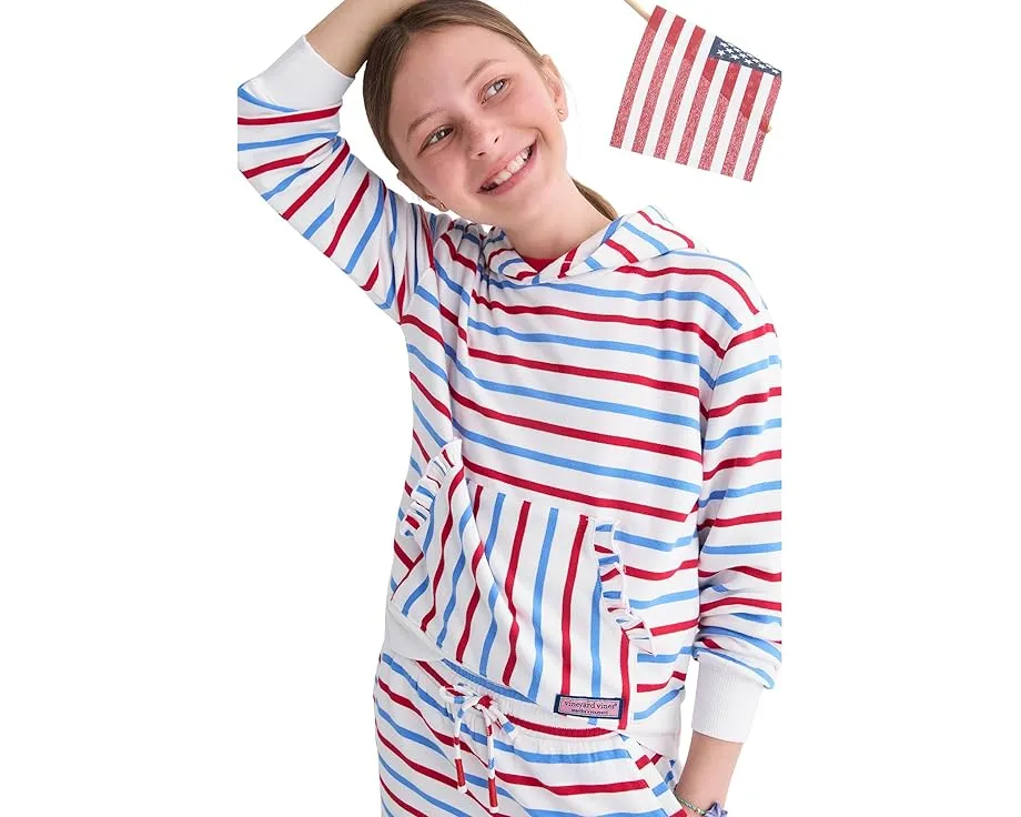 Детская толстовка Dreamcloth Vineyard Vines с капюшоном в полоску