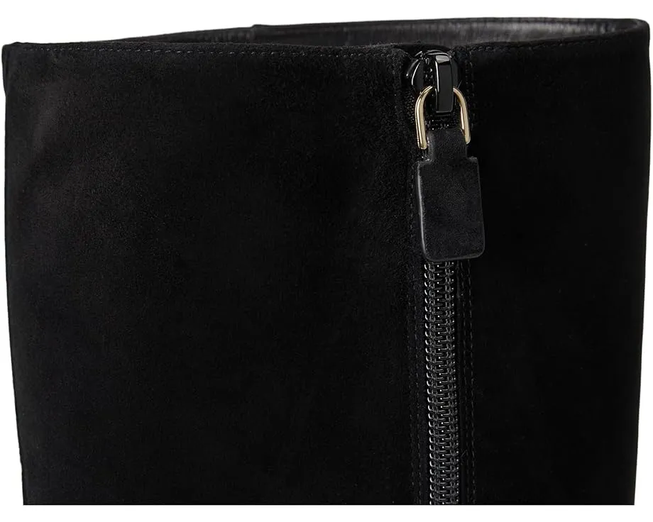 Высокие сапоги Vinnie Zip 50 на изящном каблуке из козьей кожи Stuart Weitzman