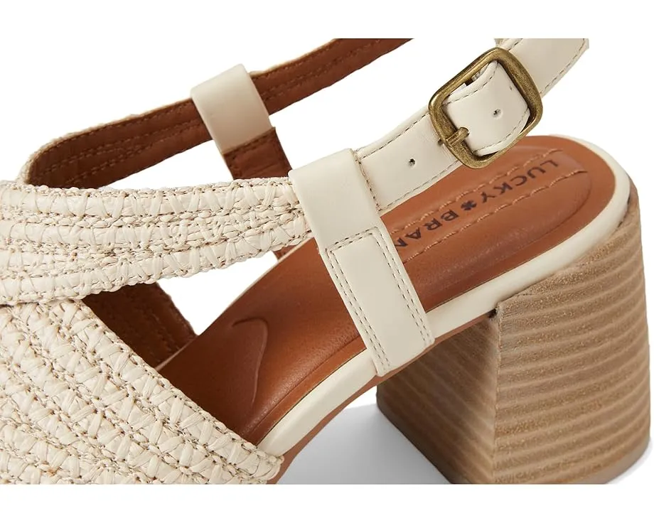 Сандалии Lucky Brand Sasina на платформе с ремешком на щиколотке и квадратным носком