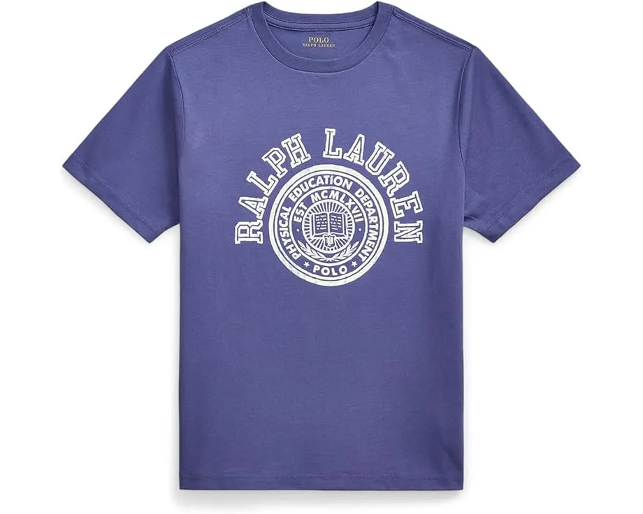 Детская футболка Polo Ralph Lauren Kids с логотипом из хлопка