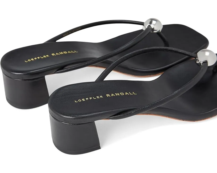 Босоножки на каблуке Loeffler Randall Odessa с металлической фурнитурой
