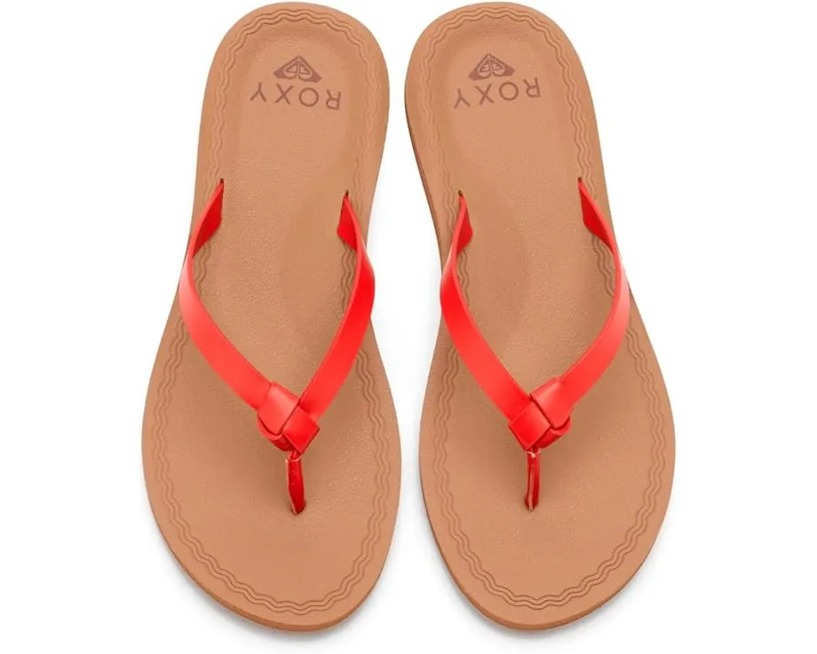 Шлепанцы Roxy Luv Me Knot с узлом на ремешке