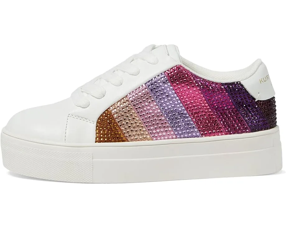 Кроссовки Mini Laney Crystal Stripe с кристаллами и разноцветными полосками