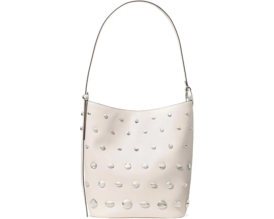 Сумка-ведро Halo из мелкозернистой кожи со стразами на плечевом ремне Kate Spade New York