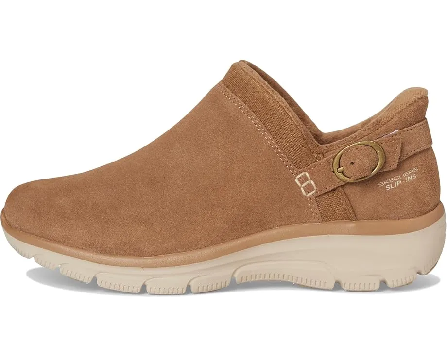 SKECHERS Modern ботинки без шнуровки Relaxed Fit с искусственным мехом и стелькой Air-cooled Memory Foam