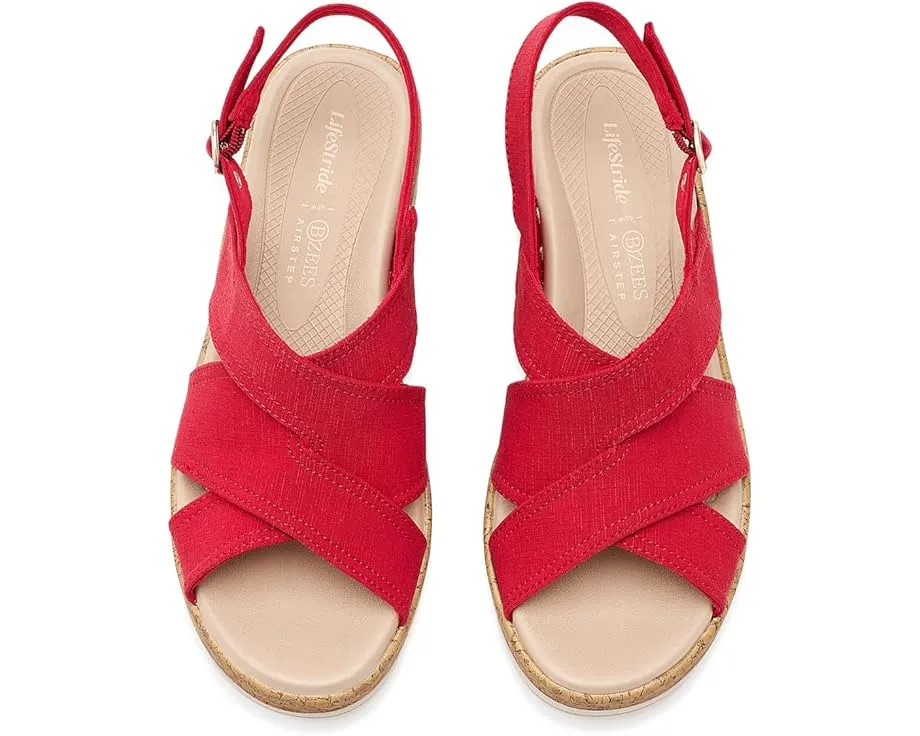 Сандалии LifeStride Rye Slingback на платформе с технологией Bzees Air Step