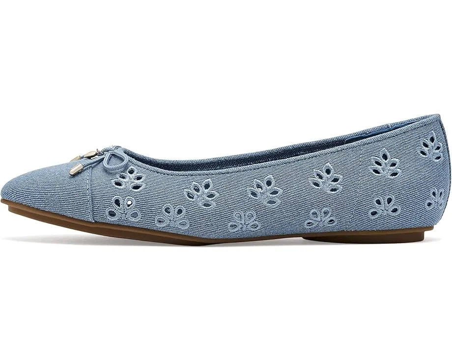 Балетки Anne Klein Luci-E с ажурными цветами и бантом