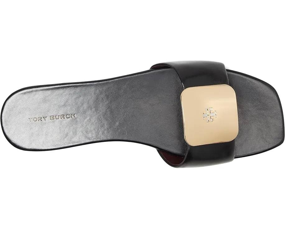Сланцы Tory Burch Georgia с открытым носком и мягкой кожаной подкладкой