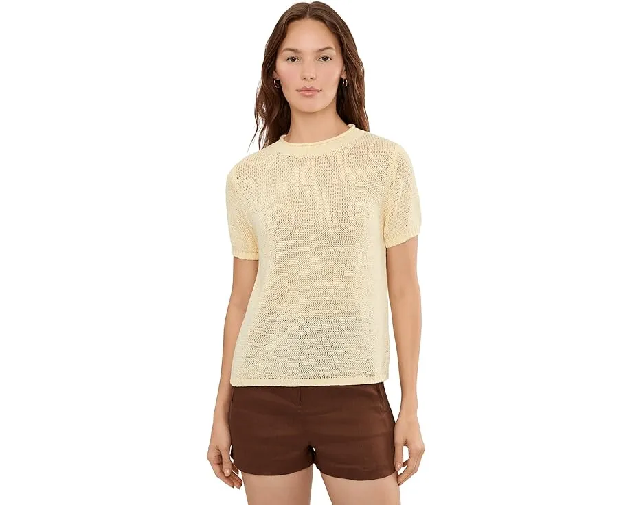 Faye Rolled Edge Sweater Tee