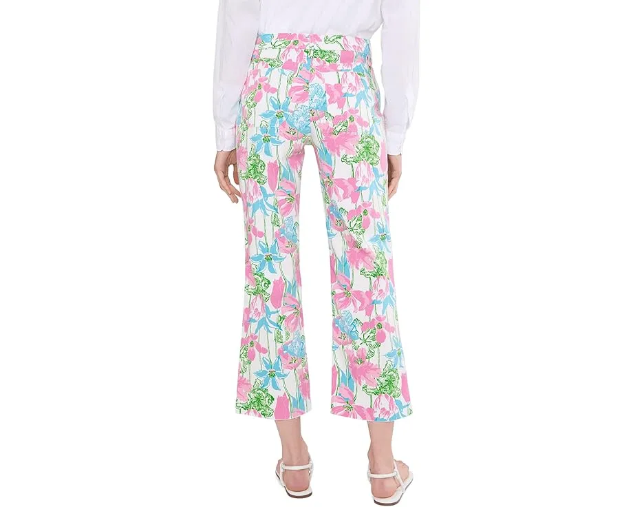 Джинсы Harleen с высокой посадкой и расклешенным краем Lilly Pulitzer