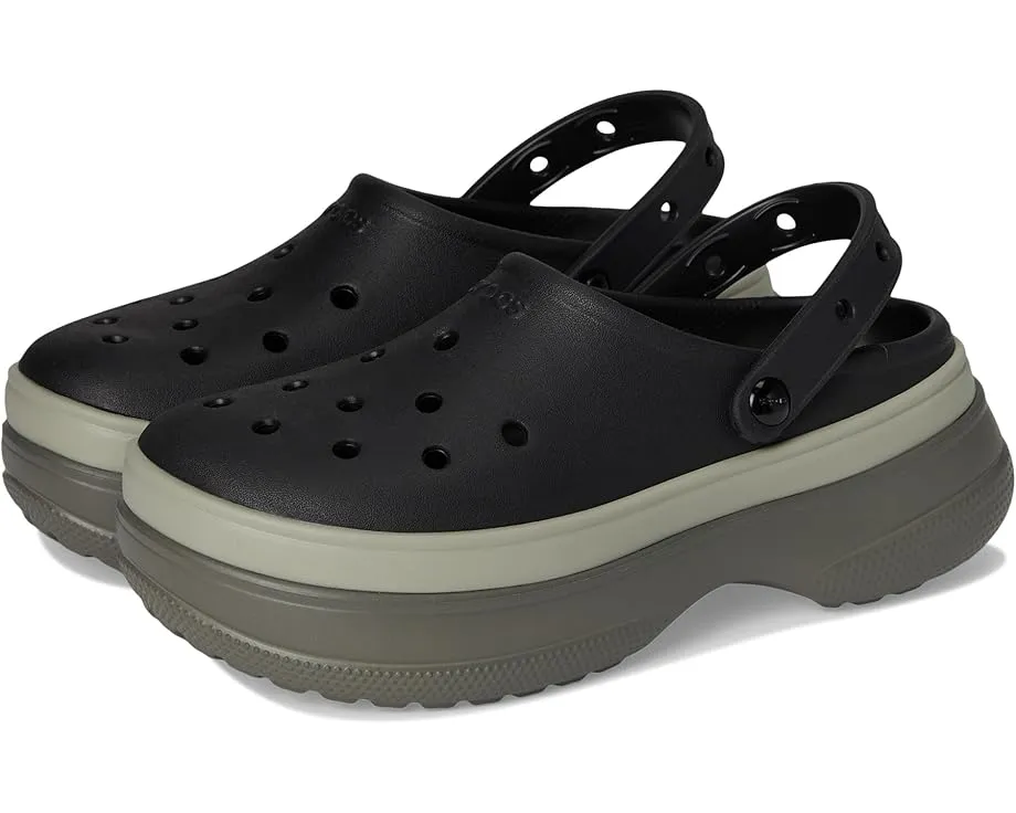 Кроссовки-клоги Crocs Classic Stacked с массивной подошвой