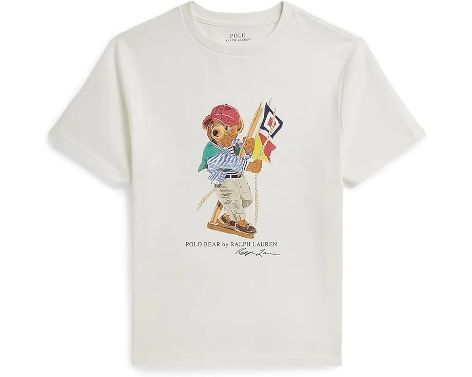 Детская футболка Polo Ralph Lauren с медведем из хлопкового джерси для детей старшего возраста