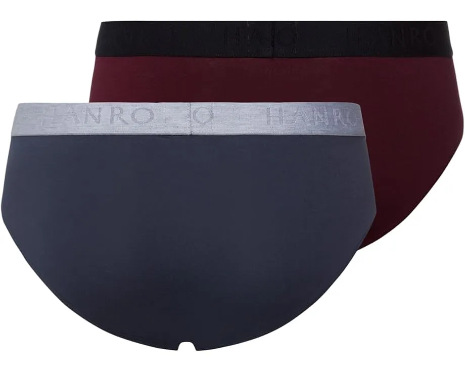 Рубашка с длинным рукавом Hanro из шерсти и шелка для отдыха