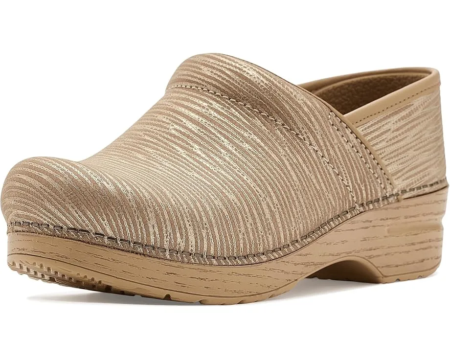 Клоги Dansko Professional из кожи Gold с пенной подошвой