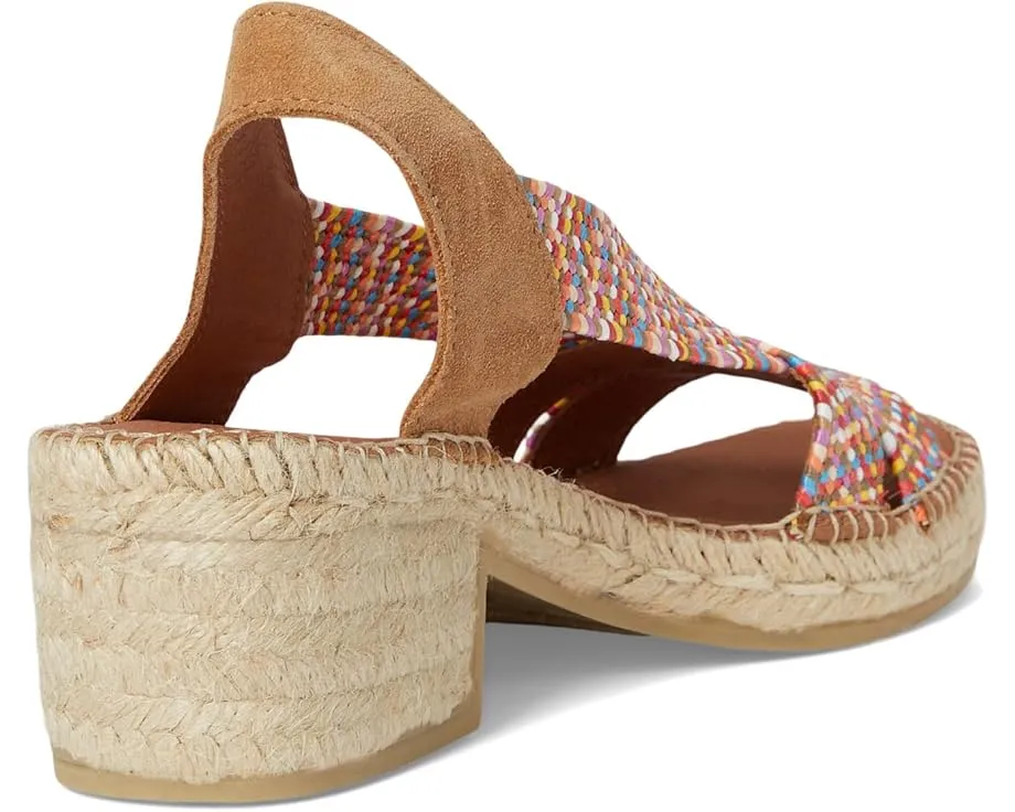 Сандалии-эспадрильи Toni Pons Dalyn на платформе с ремешком на щиколотке