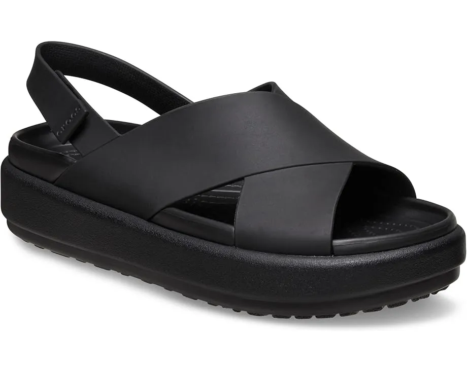 Crocs Сандалии Brooklyn Luxe Cross Strap с перекрестными лямками
