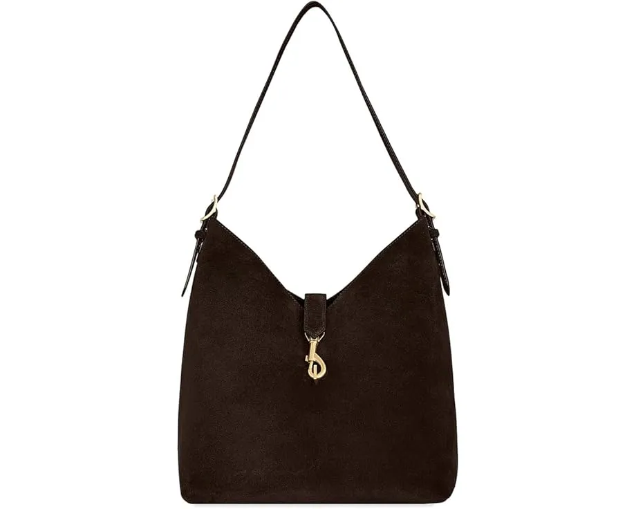 Мини-сумка Rebecca Minkoff Megan Hobo из натуральной кожи на плечо