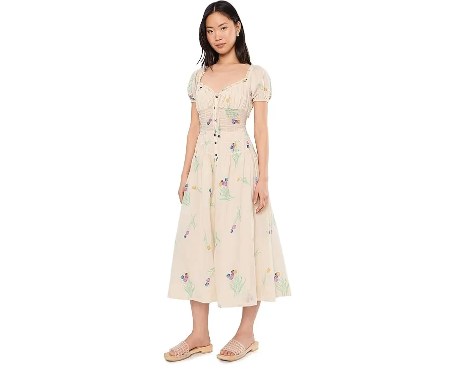 Платье миди Complete Me с асимметричной юбкой от Free People