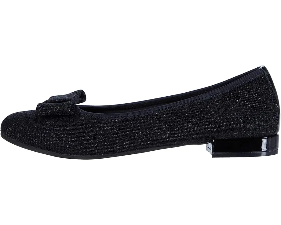 Балетки David Tate Teresa с бантом и обтянутым каблуком