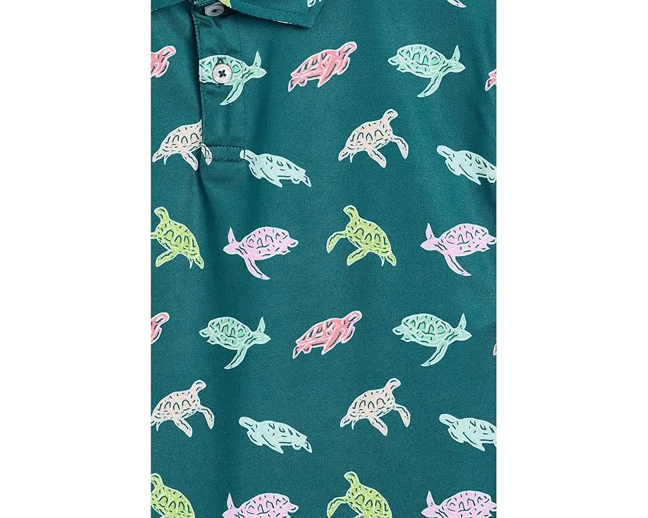 Polo The Turtally Awesome Chubbies Kids с принтом черепашек