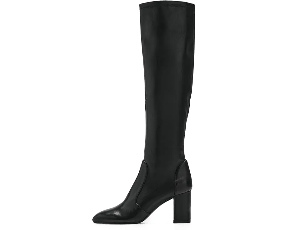 Ботинки Lucie Boot 75 Stuart Weitzman до колена на квадратном каблуке