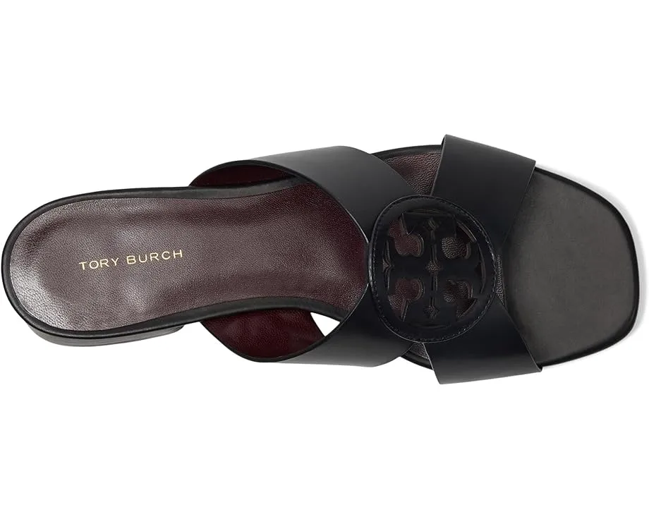 Босоножки Tory Burch Miller Criss Cross с перекрещивающимися ремешками и медальоном
