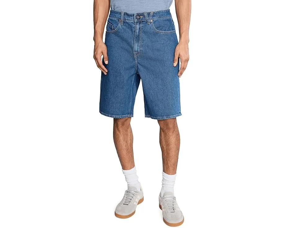 Джинсовые шорты Volcom Billow Denim 22 дюйма (56 см) в стиле пэчворк