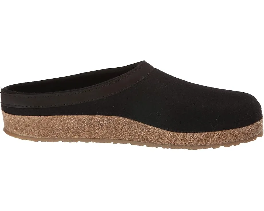 Клоги Haflinger GZL Leather Trim Grizzly с кожаной окантовкой